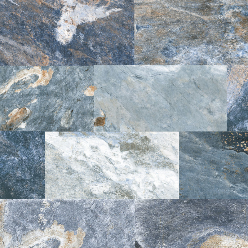 Echantillon - Echantillon BALI BLUE 30x60cm EFFET PIERRE DE BALI