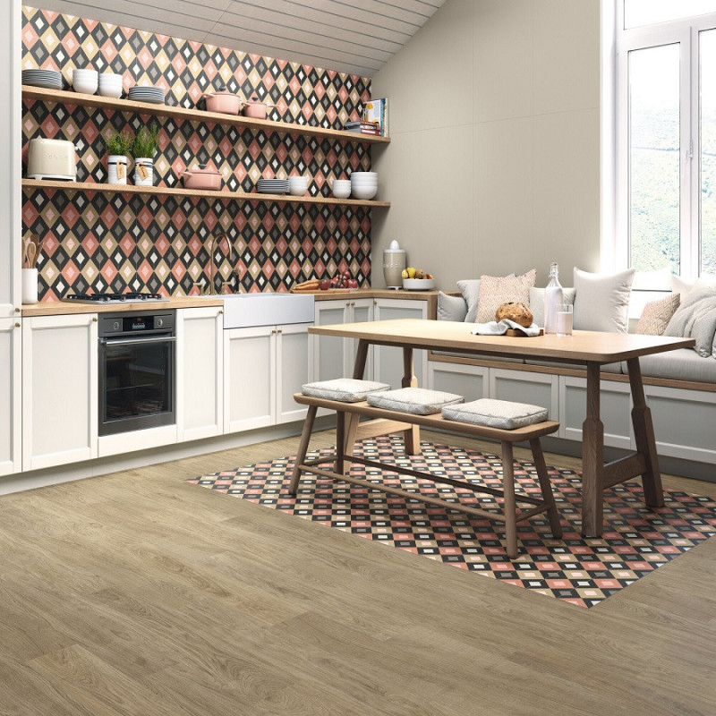 Accueil - Carrelage JASMINE DAY 15x15cm effet carreaux ciment