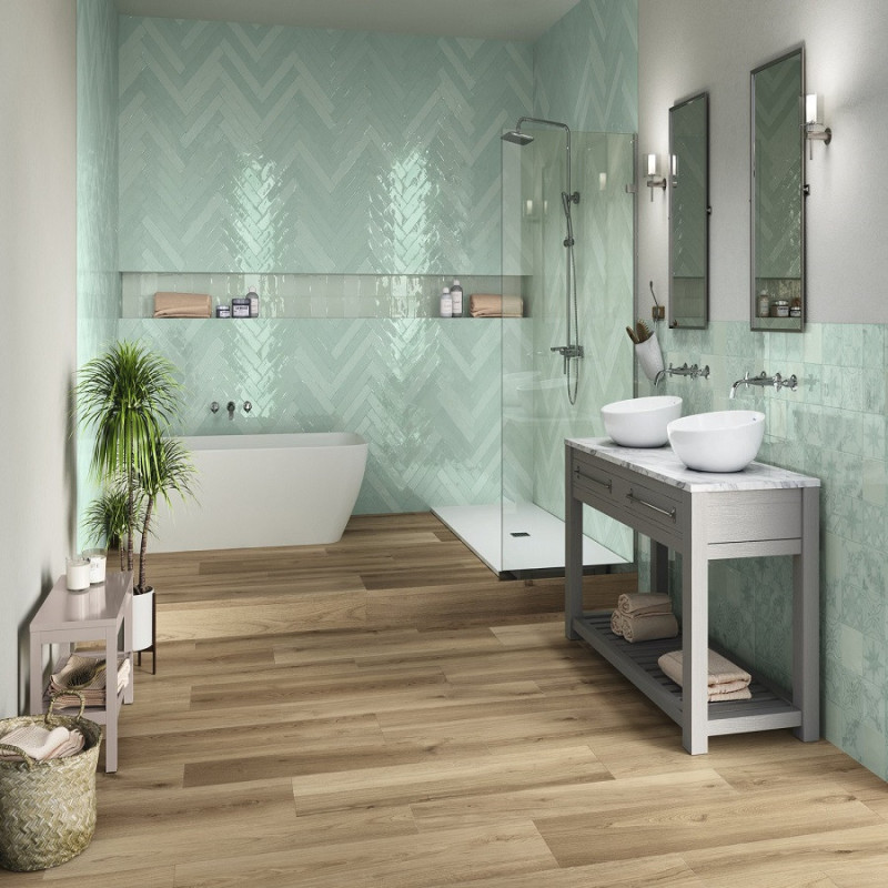 Zellige - Carrelage effet zellige 6,5x39,6cm FADO ACQUA