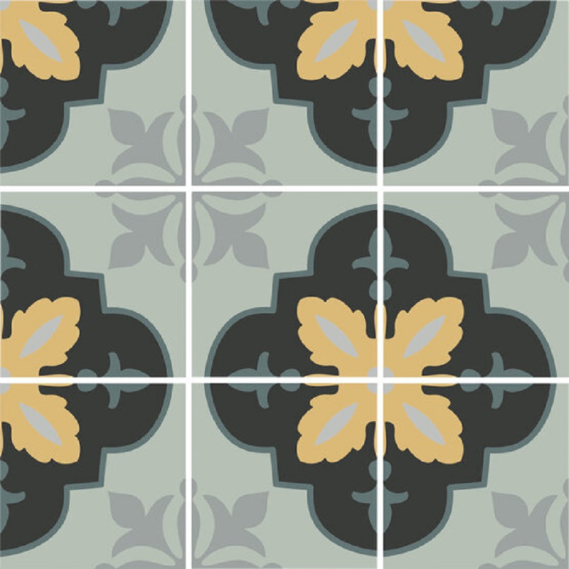 Carreaux ciment - Carrelage VIOLET NIGHT 15x15cm imitation ciment