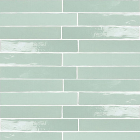 Echantillon - Echantillon Carrelage format brique 6,5x39,6cm FADO ACQUA