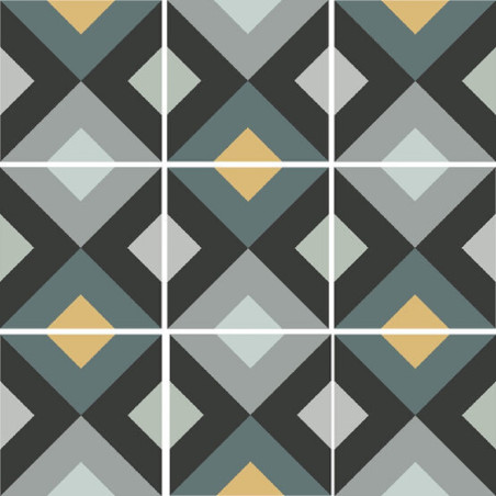 Echantillon - Echantillon imitation ciment 15x15cm JASMINE NIGHT