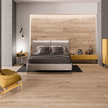 Imitation parquet - Carrelage ALBAR HAYA 20x120 cm effet bois rectifié