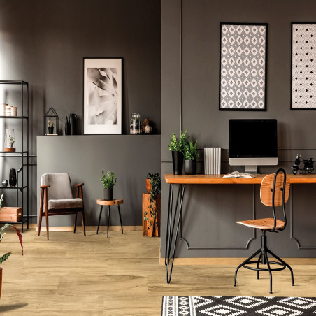 Imitation parquet - Carrelage WOOD ROBLE 20x120 cm effet bois rectifié