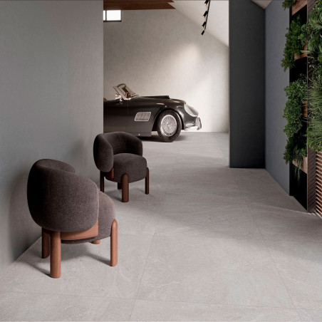 Carrelage travertin - Effet pierre - Carrelage ULTRA GREY 60x60 cm EFFET PIERRE rectifié