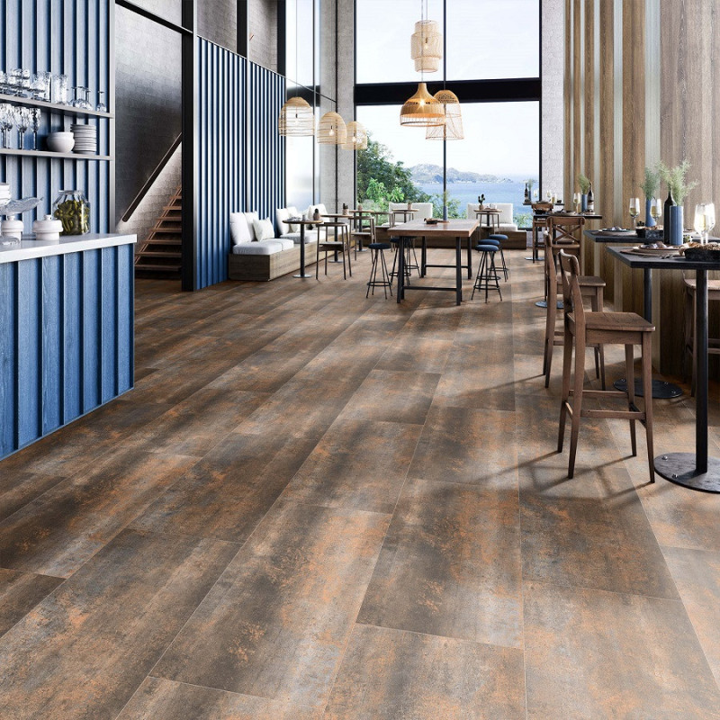 Effet métal - Carrelage ROCK OXIDE 60x120 cm EFFET METALLIQUE rectifié