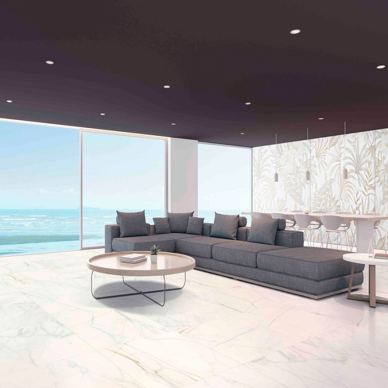 Effet marbre - carrelage stacal 60x120 cm effet marbre finition satinée