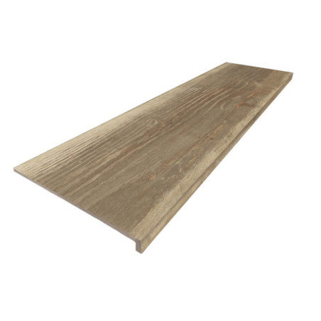 Margelles - MARGELLE MADAGASCAR NOCE 33x120x3.2 cm Effet bois antidérapante R11