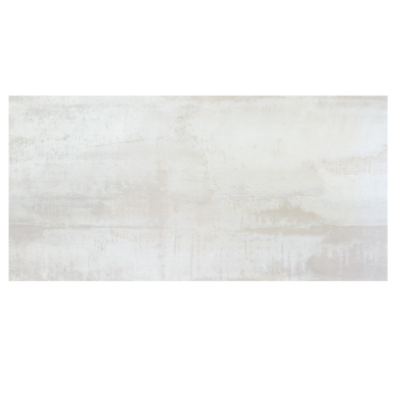 Effet métal - carrelage dorian white 60x60 cm effet métallique rectifié