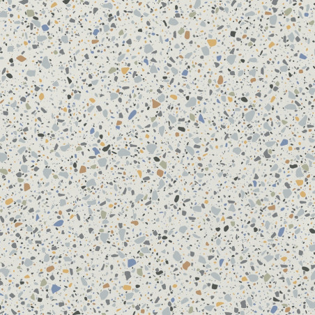 Echantillon - echantillon carrelage epoca white 60x60 cm effet terrazzo rectifié