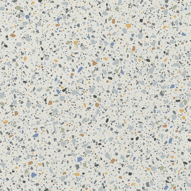 Echantillon - echantillon carrelage epoca white 60x60 cm effet terrazzo rectifié