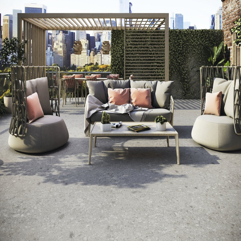 Effet terrazzo - carrelage ceppo 60x120 cm effet terrazzo antidérapant r11