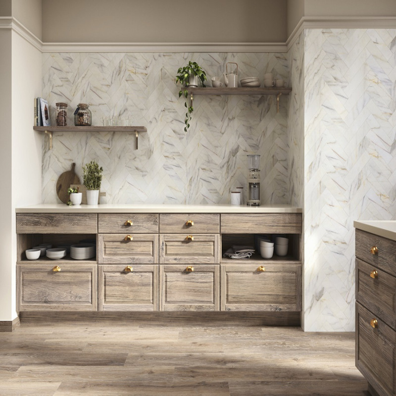 Imitation parquet - carrelage sesame 22x120 cm effet bois vieilli