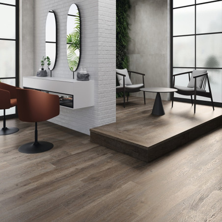 Imitation parquet - carrelage nut 22x120 cm effet bois vieilli