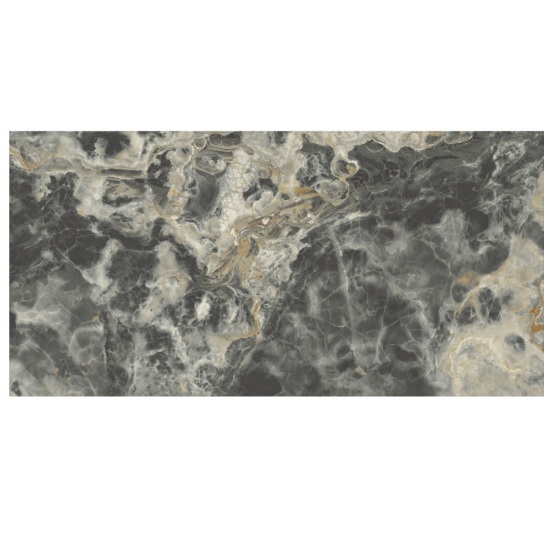 Effet marbre - carrelage cashmere black 60x120 cm effet marbre poli