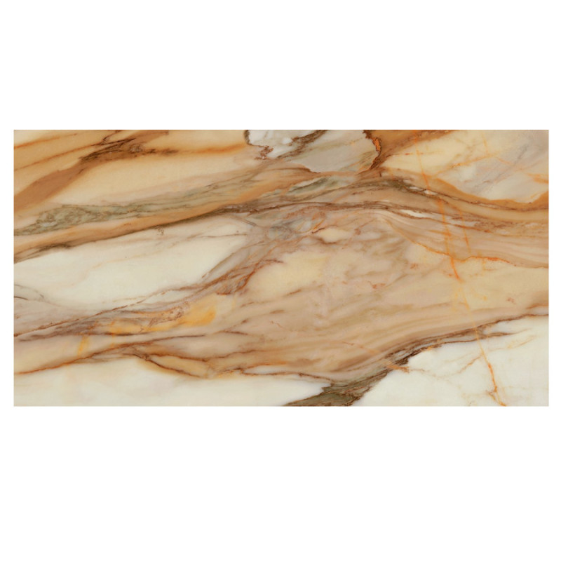 Effet marbre - carrelage eternal gold 60x120 cm effet marbre poli