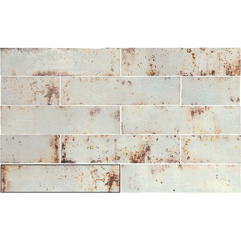 Zellige - carrelage effet zellige 7.5x30 cm grunge oxid