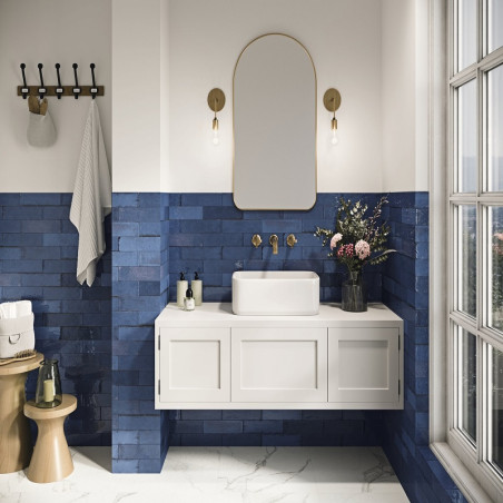 Zellige - carrelage effet zellige 7x28 cm murus oceanum