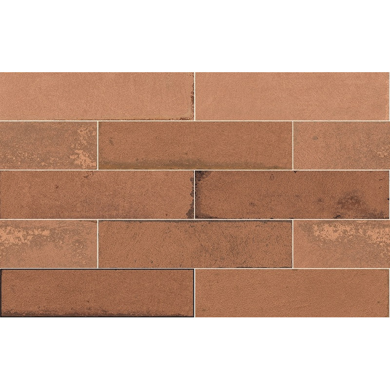 Echantillon - echantillon carrelage effet zellige 7x28 cm murus terra