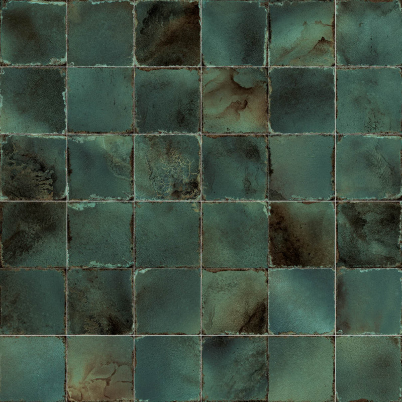 Echantillon - echantillon carrelage effet zellige jade 20x20cm