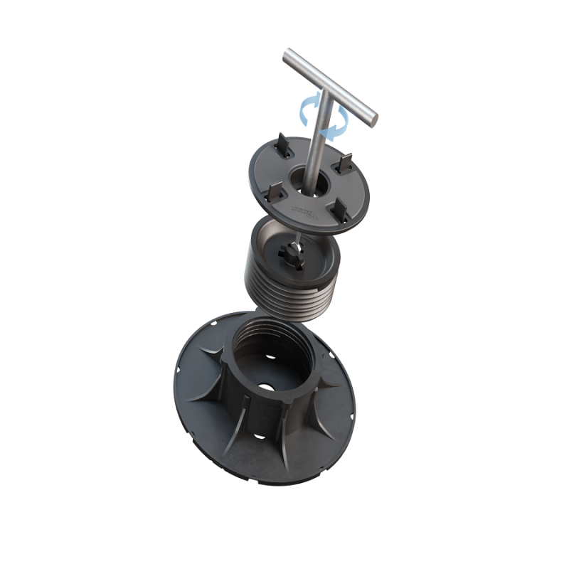 Plot terrasse - plot pour dalle terrasse réglable 60/90 mm