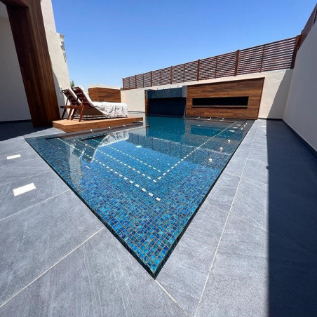 Émaux de verre 2,5 x 2,5 cm - Emaux de Verre REVIGLASS ZAFIRO