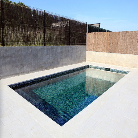 Mosaïque effet pierre - Emaux de Verre REVIGLASS BLUE BALI