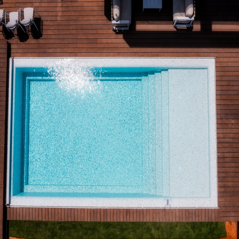 Émaux de verre 2,5 x 2,5 cm - Emaux de Verre REVIGLASS CALACATTA