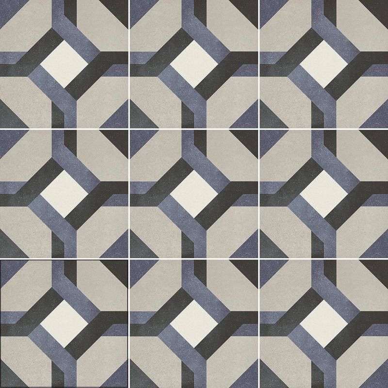 Carrelage - carrelage laure 15x15 cm effet carreaux ciment