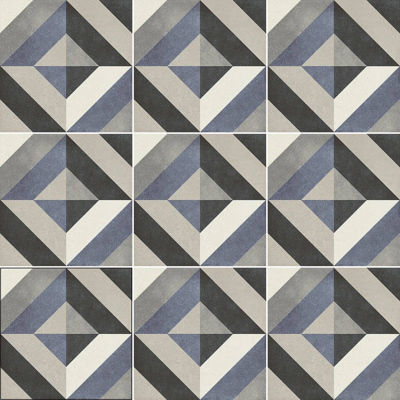 Carrelage - carrelage geraldine 15x15 cm effet carreaux ciment