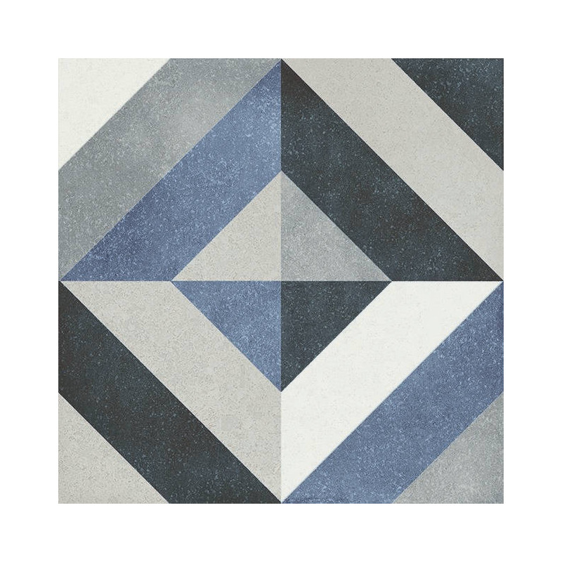 Echantillon - echantillon carrelage geraldine 15x15 cm effet carreaux ciment