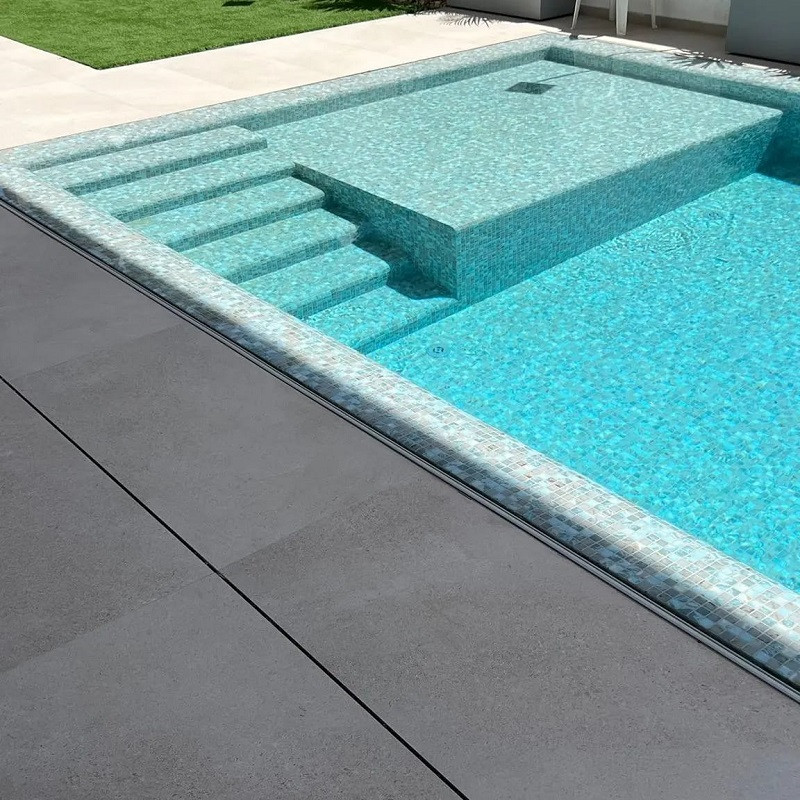 Mosaïque effet pierre - Emaux de Verre reviglass ok stone