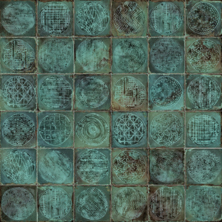 Echantillon - echantillon carrelage effet zellige 20x20 cm carlo jade