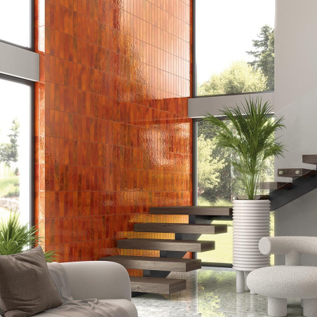 Zellige - carrelage effet zellige 8x31,5 cm luca lava