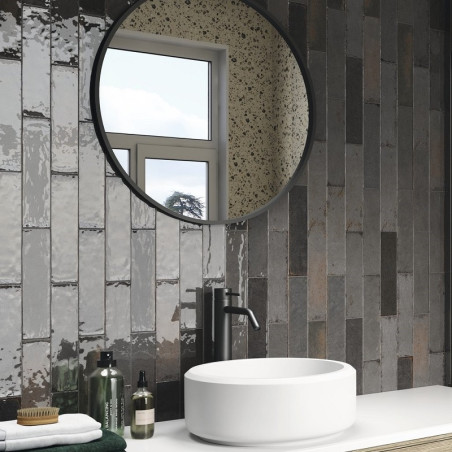 Zellige - carrelage effet zellige 7x28 cm murus nocta