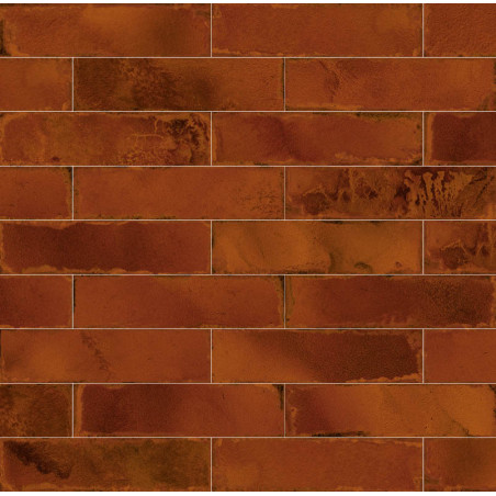 Echantillon - echantillon carrelage effet zellige 8x31,5 cm luca lava