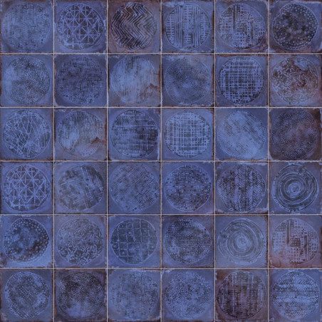 Echantillon - echantillon carrelage effet zellige 20x20 cm carlo marino