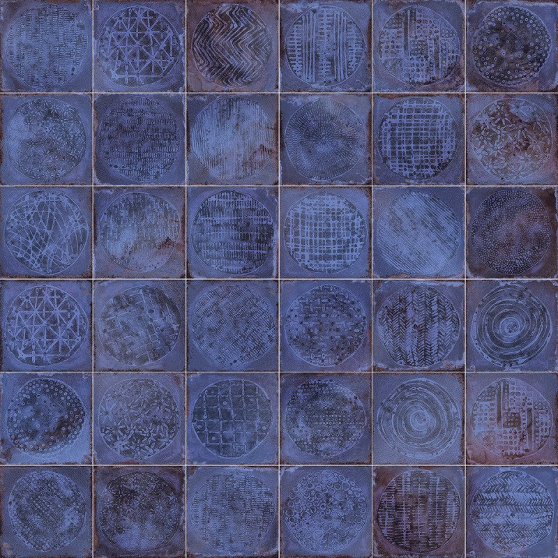 Echantillon - echantillon carrelage effet zellige 20x20 cm carlo marino