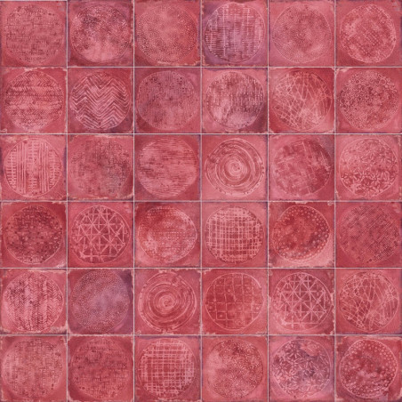 Zellige - carrelage effet zellige 20x20 cm carlo granate