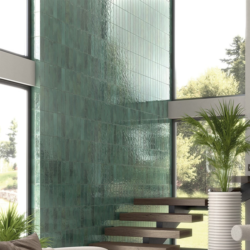 Zellige - carrelage effet zellige 8x31,5 cm luca jade