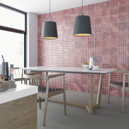 Zellige - carrelage 3D effet zellige 20x20 cm picos granate