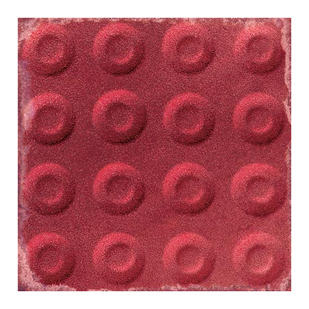 Echantillon - echantillon carrelage 3D effet zellige 20x20 cm picos granate