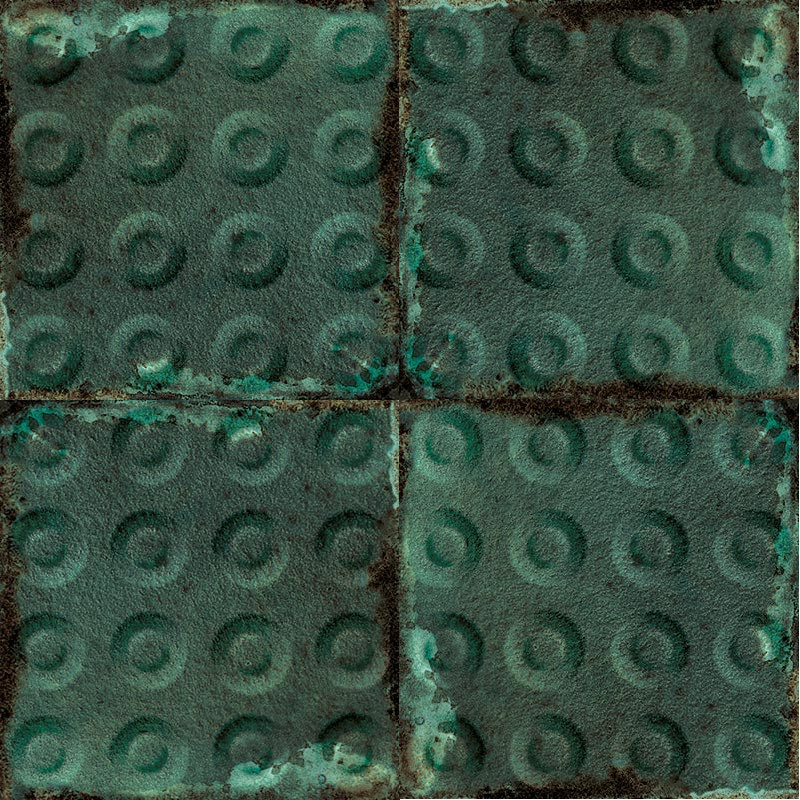 Zellige - carrelage 3D effet zellige 20x20 cm picos jade