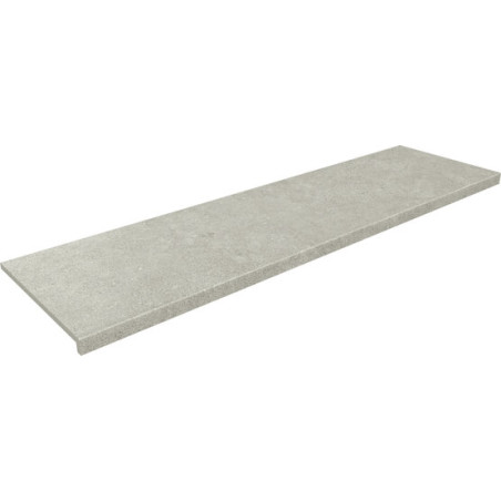 Margelles - MARGELLE WABI TAUPE 33x120x3.2 cm Effet beton antidérapante R11