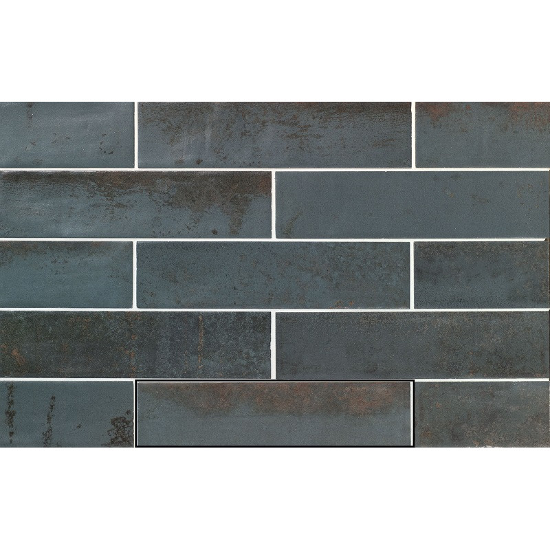 Zellige - carrelage effet zellige 6,3x25 cm magnetism blue