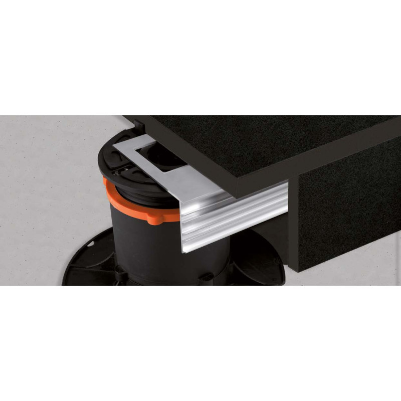 Plot terrasse - profil de finition invisible / longueur 2.70 M