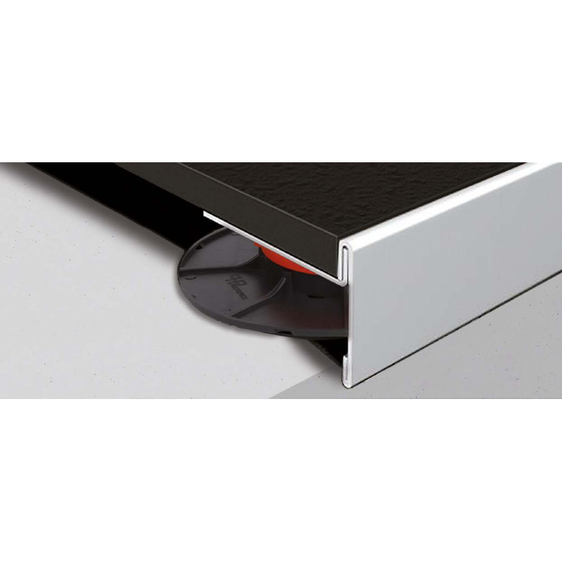 Plot terrasse - profil de finition amovible / longueur 2.70 M