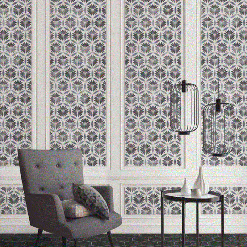 Carrelage hexagonal - carrelage NORA 14x16 cm effet carreaux ciment