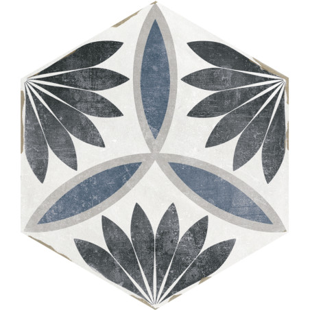 Echantillon - echantillon carrelage NORA 14x16 cm effet carreaux ciment