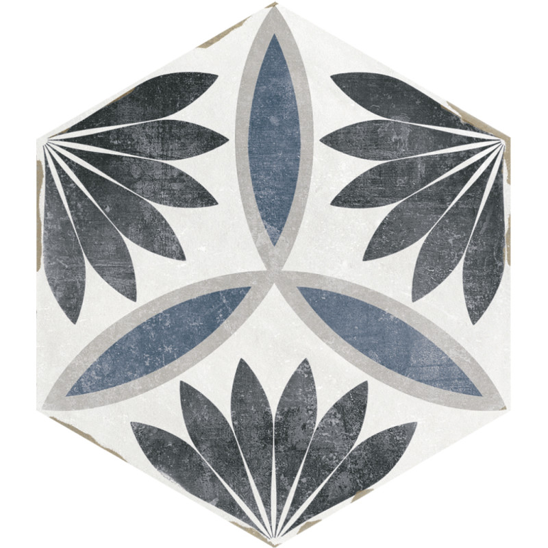 Echantillon - echantillon carrelage NORA 14x16 cm effet carreaux ciment